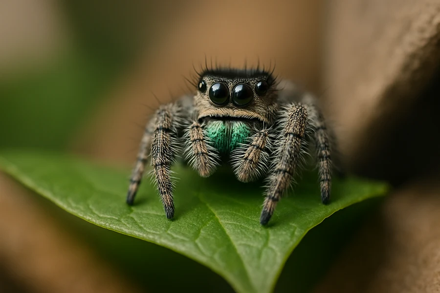 Close-up-macro-jumping-spider