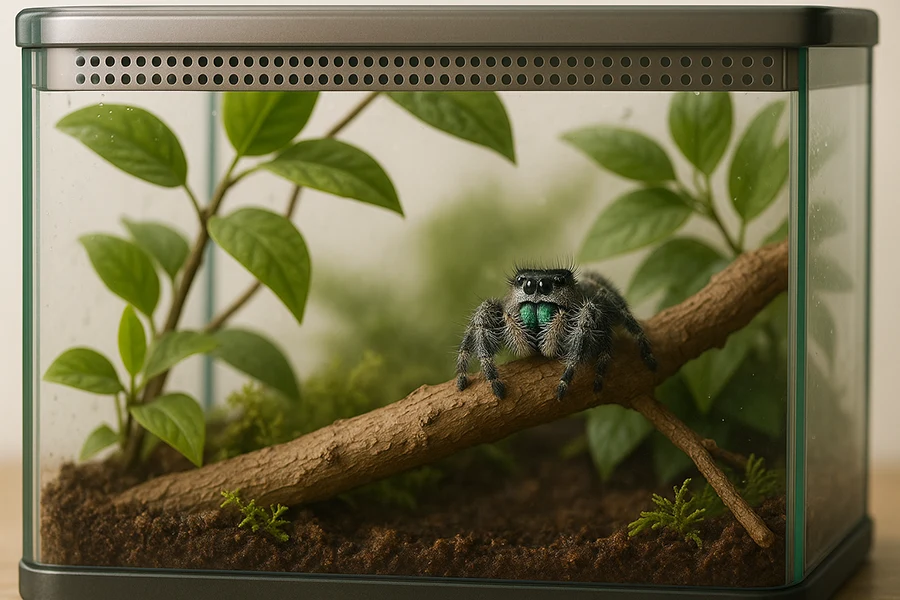 jumping-spider-chill-in-case