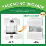 Crystalterr premium glass jumping spider habitat spidergadget