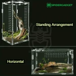 Crystalbox terra enclosure standing spidergadget