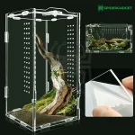 Crystalbox terra jumping spider cage spidergadget